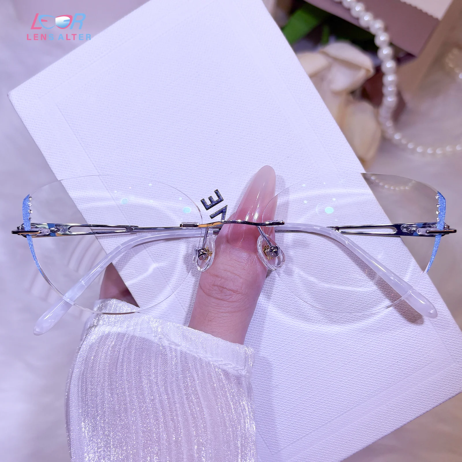 Aqua Eyeglasses