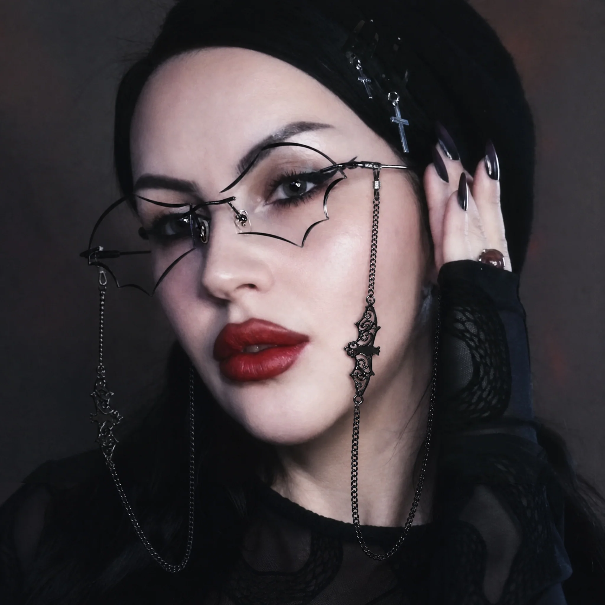 Bat Eyeglasses Chain - Image 2