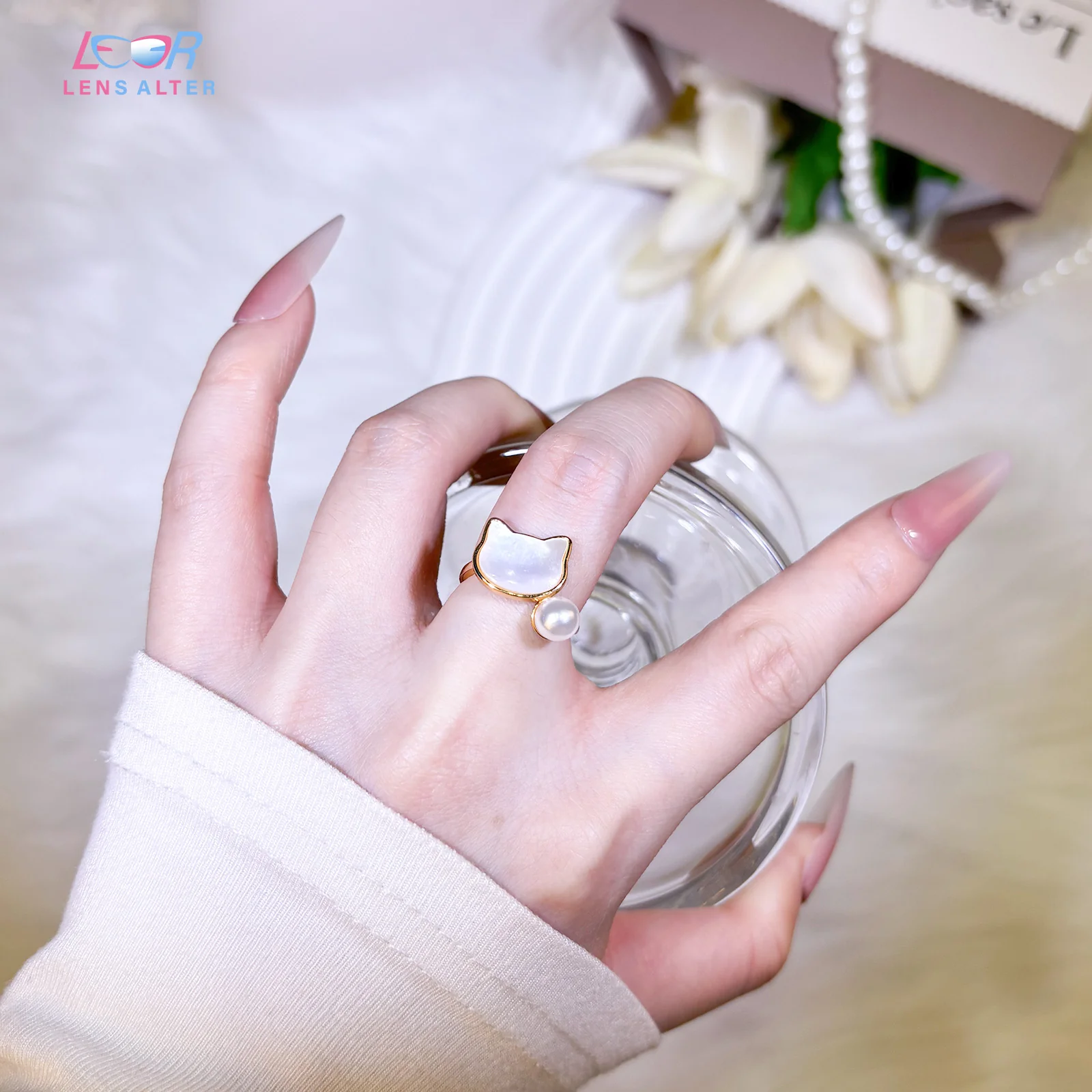 Cat Finger Ring