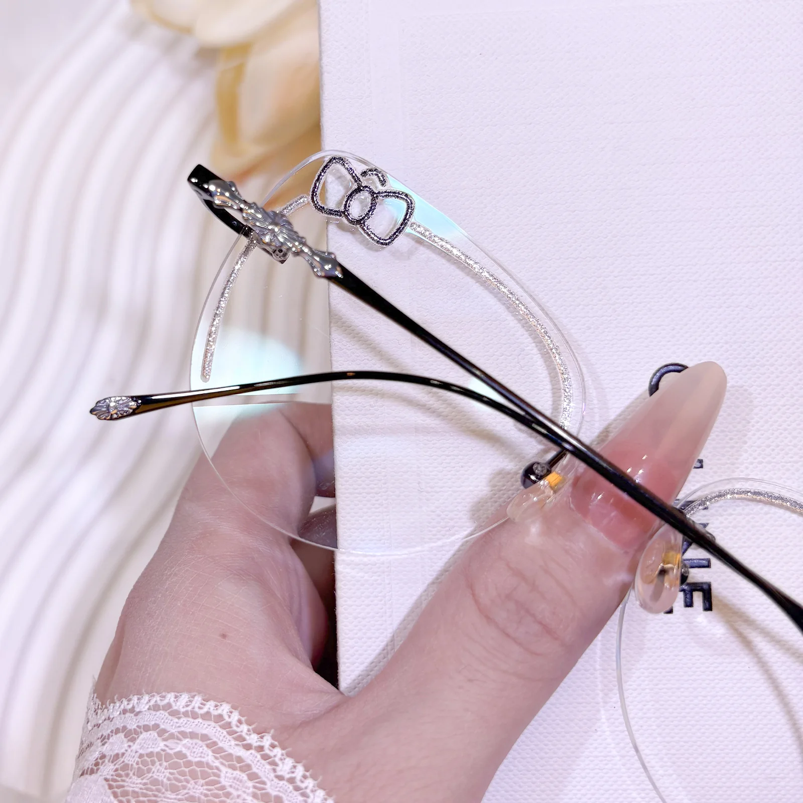 Kitty-Black Eyeglasses - Image 5